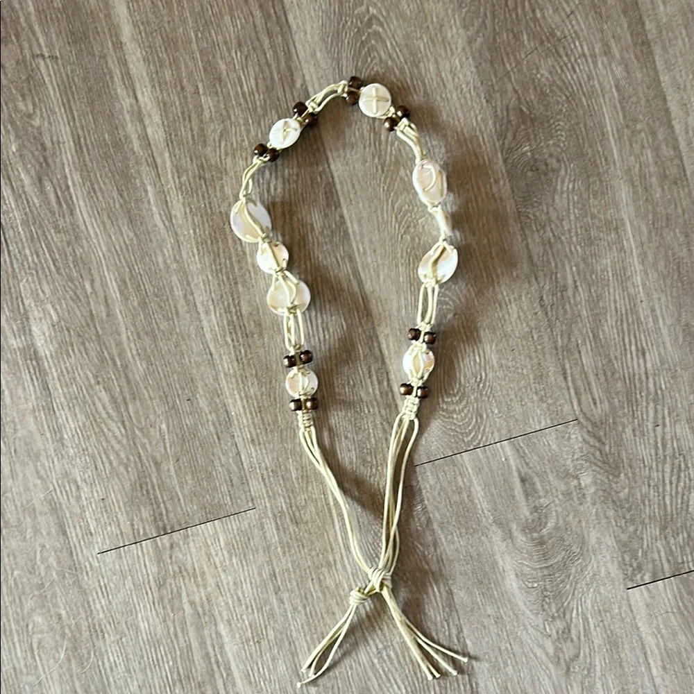 Braided shell belt